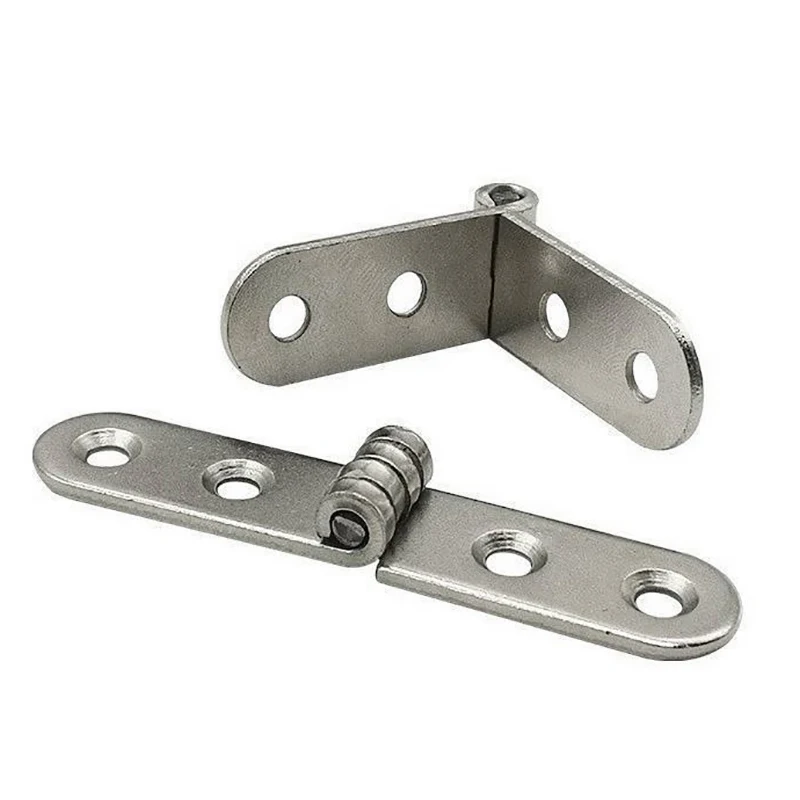 2Pcs 180 Degree Foldable Hinge Flap Screw-On Hinges For Sewing Machine Cabinet Door Hinge Furniture Hardware Accessories...