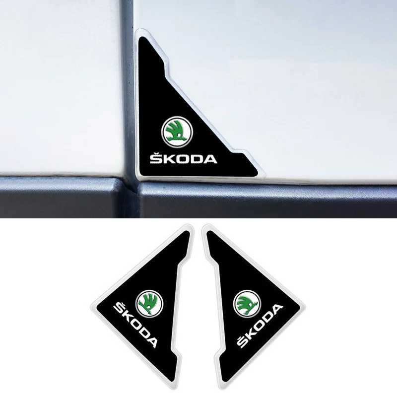 

2PCS Car Door Corner Anti-collision Cover Door Protection Strip For Skoda Octavia 2 A5 A7 Superb Rapid Yeti Kodiaq Fabia A7 2022