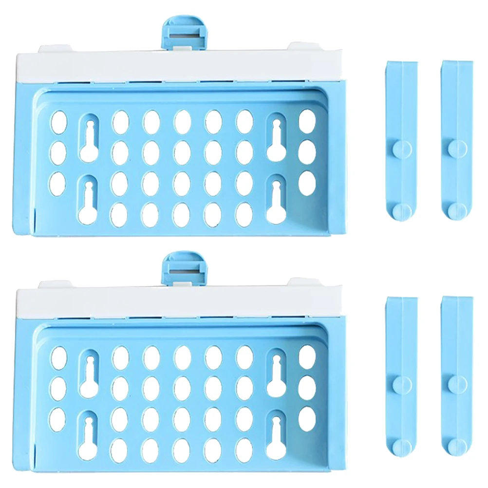

2Pcs Foldable PP Material Garbage Bag Rack Kitchen Trash Can Holder Shelves Home Store Clean Solution Waste Bin