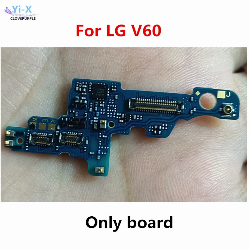 1Pcs Charging Connector Dock Board Mic Microphone USB Charger Port Flex Cable For LG V600 V60 ThinQ 5G LM-V600