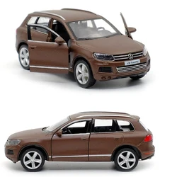 1:36 Volkswagen Touareg SUV Alloy Car Model Diecast Metal Toy Car Vehicles Model Simulation Collection Miniature Scale Kids Gift