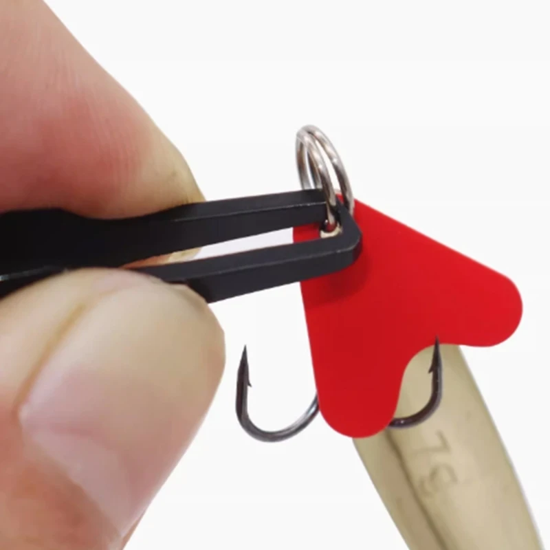 Double Opening Pliers Quick Split Rings Opener Tool Fishing Line Knot Tyer Fishing Line Tweezers Fishing Opener Pliers