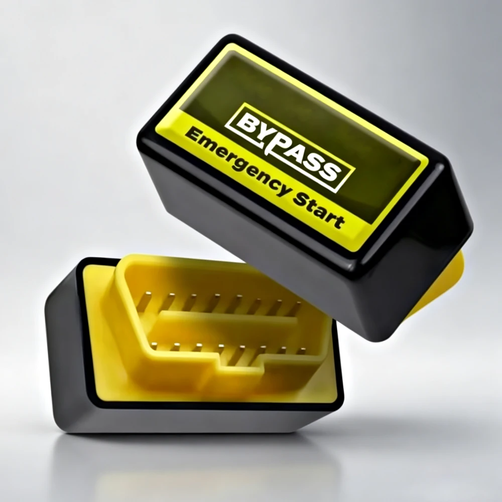 OBDII Bypass OBD2 Emergency Start Device for FIAT Car Diagnostic Tools Intelligent Ecognition ECU Device Plug and Start Yellow