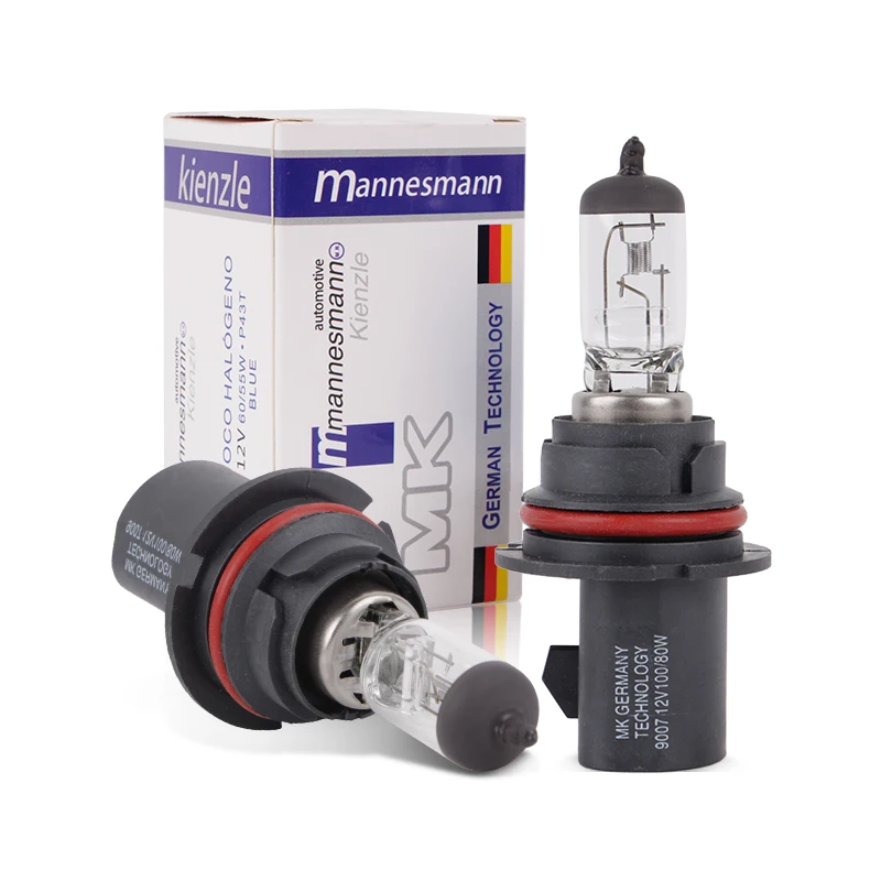 12 فولت 80 واط 100 واط عالية الطاقة 9007 مصباح هالوجين PX29T مصباح سيارة ضوء لمبة 3000 كيلو الأصفر الكوارتز الزجاج مصباح هالوجين لمبات