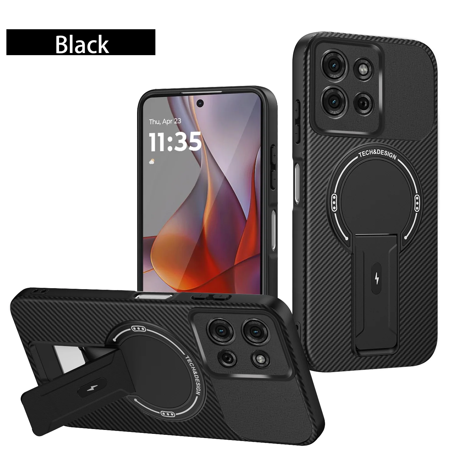 For Honor X6c Case Honor X6c Phone Case Honor X6c Cover NIC-LX1 LX2 LX3 Cases Magnetic Mounting Bracket Protect Back Cover