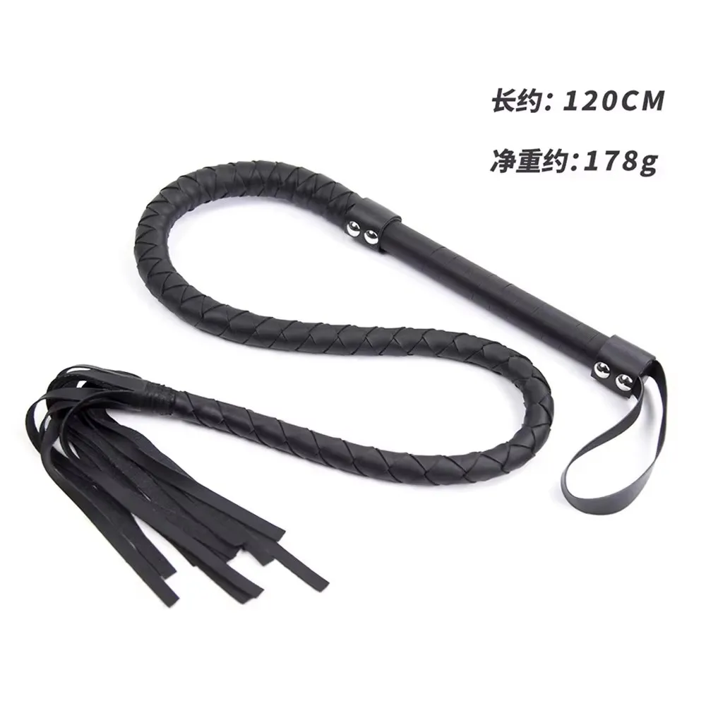 

Horse Premium PU Leather Flogger Horse Whips Horse Riding Paddle Whip Riding