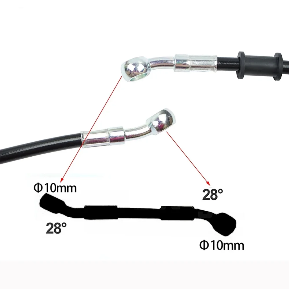 400-2200mm Motorcycle Hydrauli - Braided Line ulasan dan harga