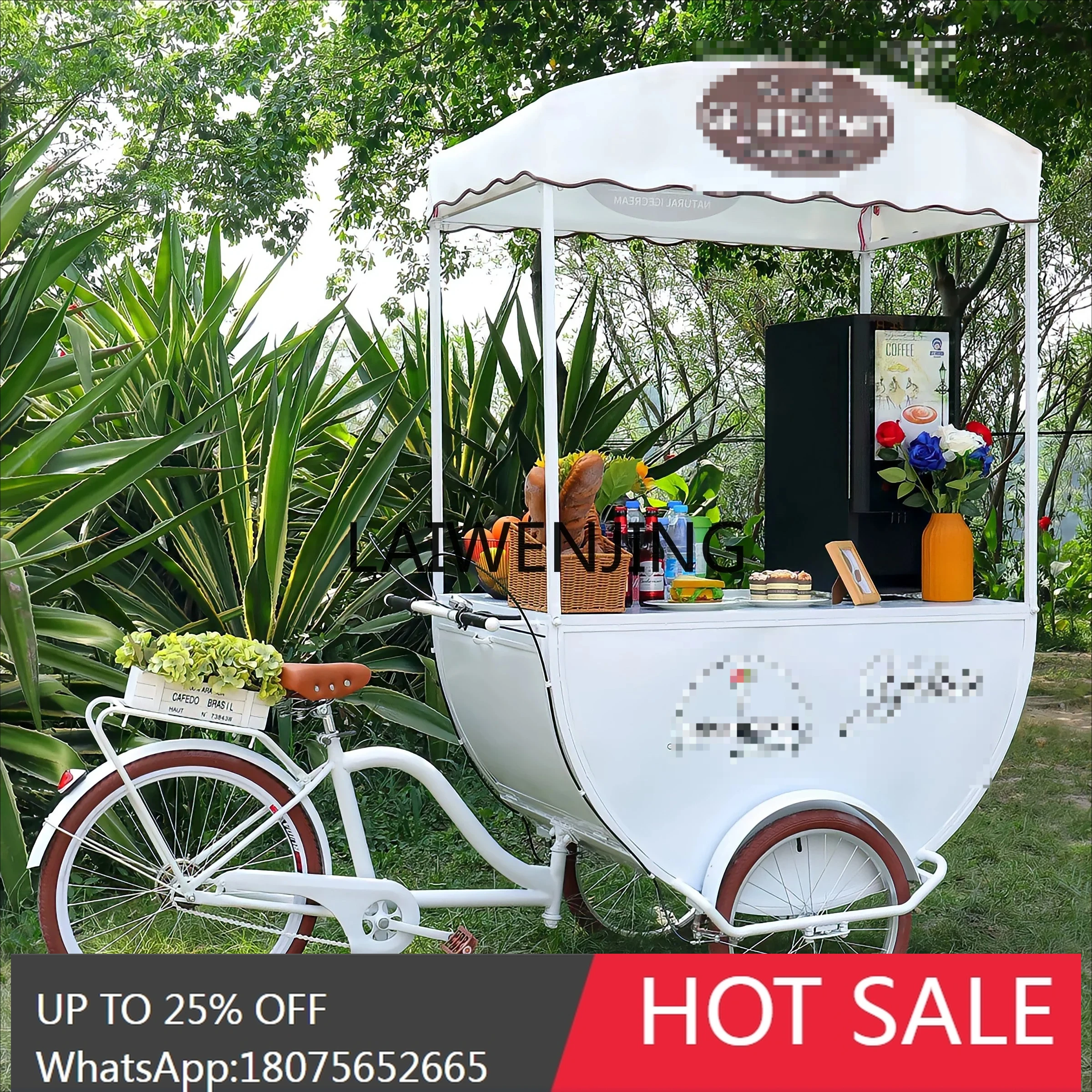 MJY Attractions Drink Sales Outdoor Stall Food Cart Sales Shopping Mall Exhibition Hall Promotion Car