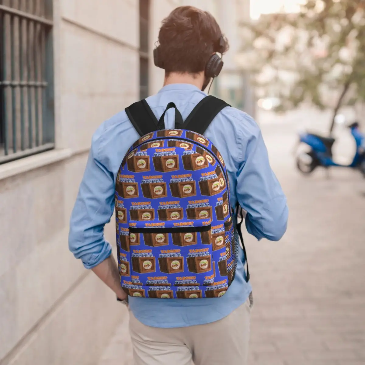 Lemmings Tabodi Student Backpack School Bag Hiking Travel Daypack for Boys Girls Bookbag Shoulder Bags