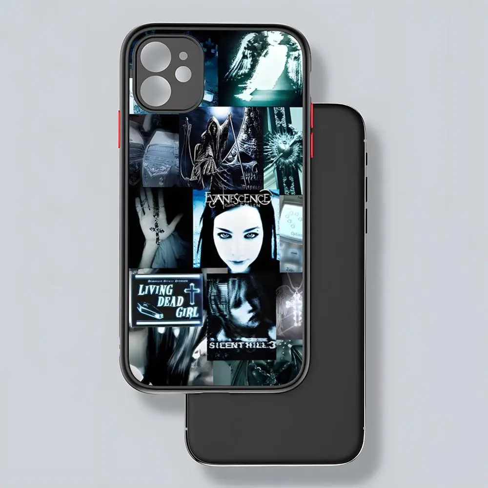 Evanescence Amy Lee Phone Case Matte Transparent Back For IPhone 16 15 14 13 12 11 Pro Max X XR XS Plus Cover