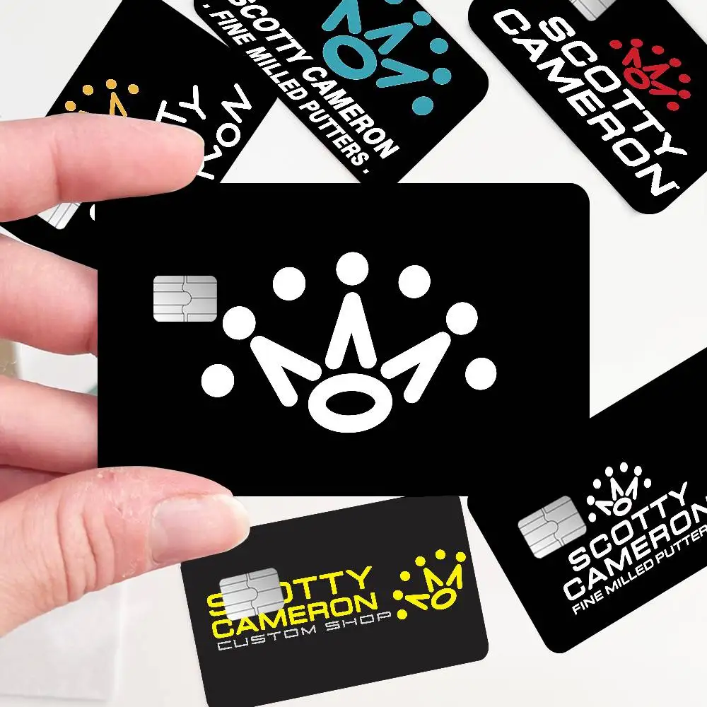 

S-Scotty C-Cameron Sign Film Skin Sticker Tape For Bank Credit Debit Card Personalized Credit Card Protection Stickers