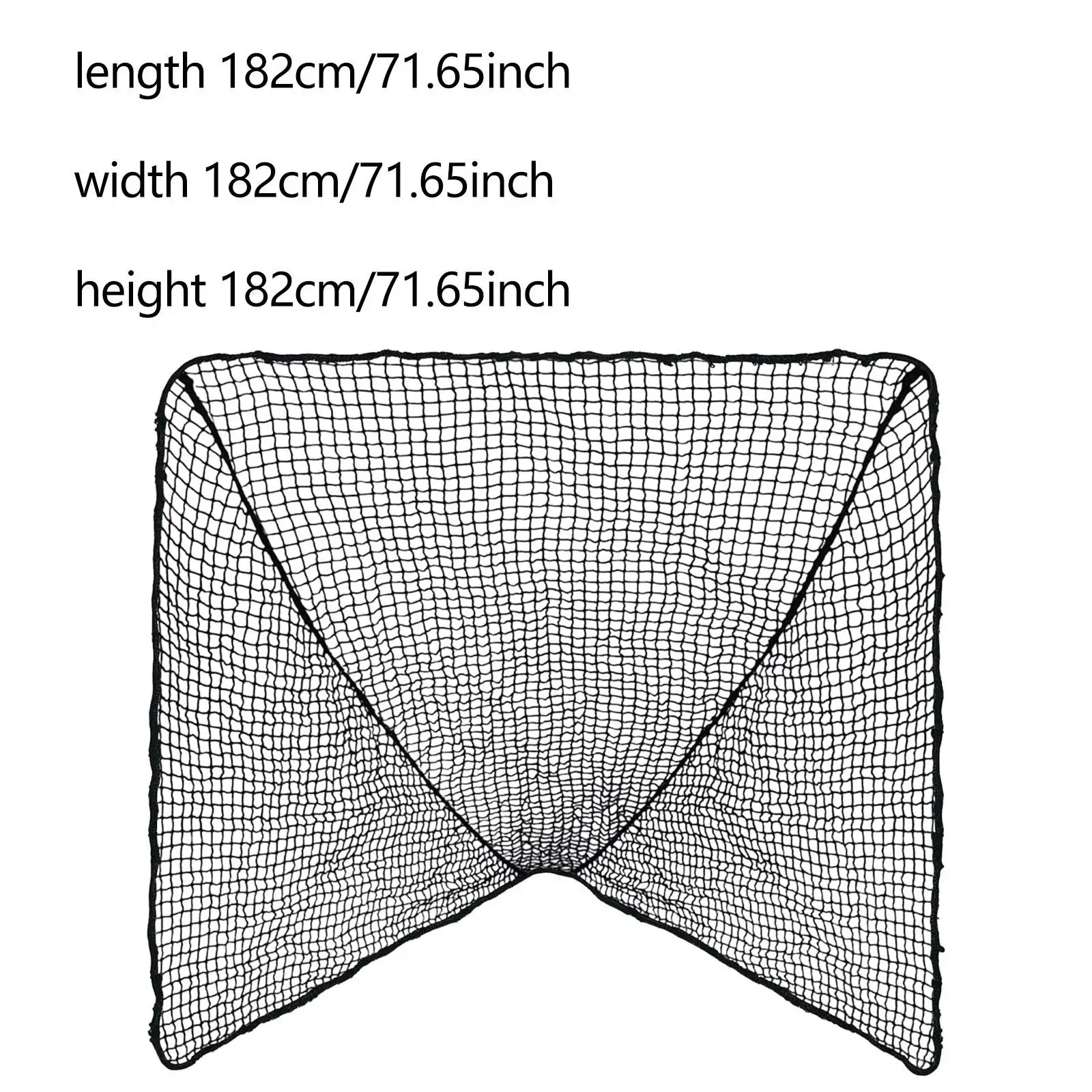 شبكة أهداف لاكروس المحمولة، نايلون محمول متعدد الاستخدامات للأطفال والكبار، ملحقات التدريب، شبكة التدريب، #6