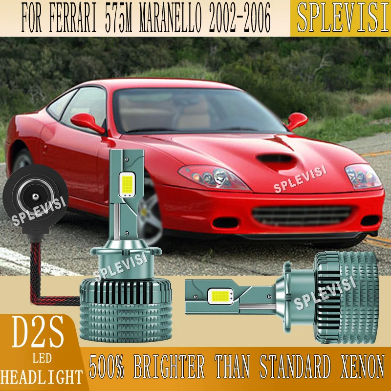 

Focused beam no dark spot double ball fan cooling 66240 LED Car Headlight For Ferrari 575M Maranello 2002 2003 2004 2005 2006