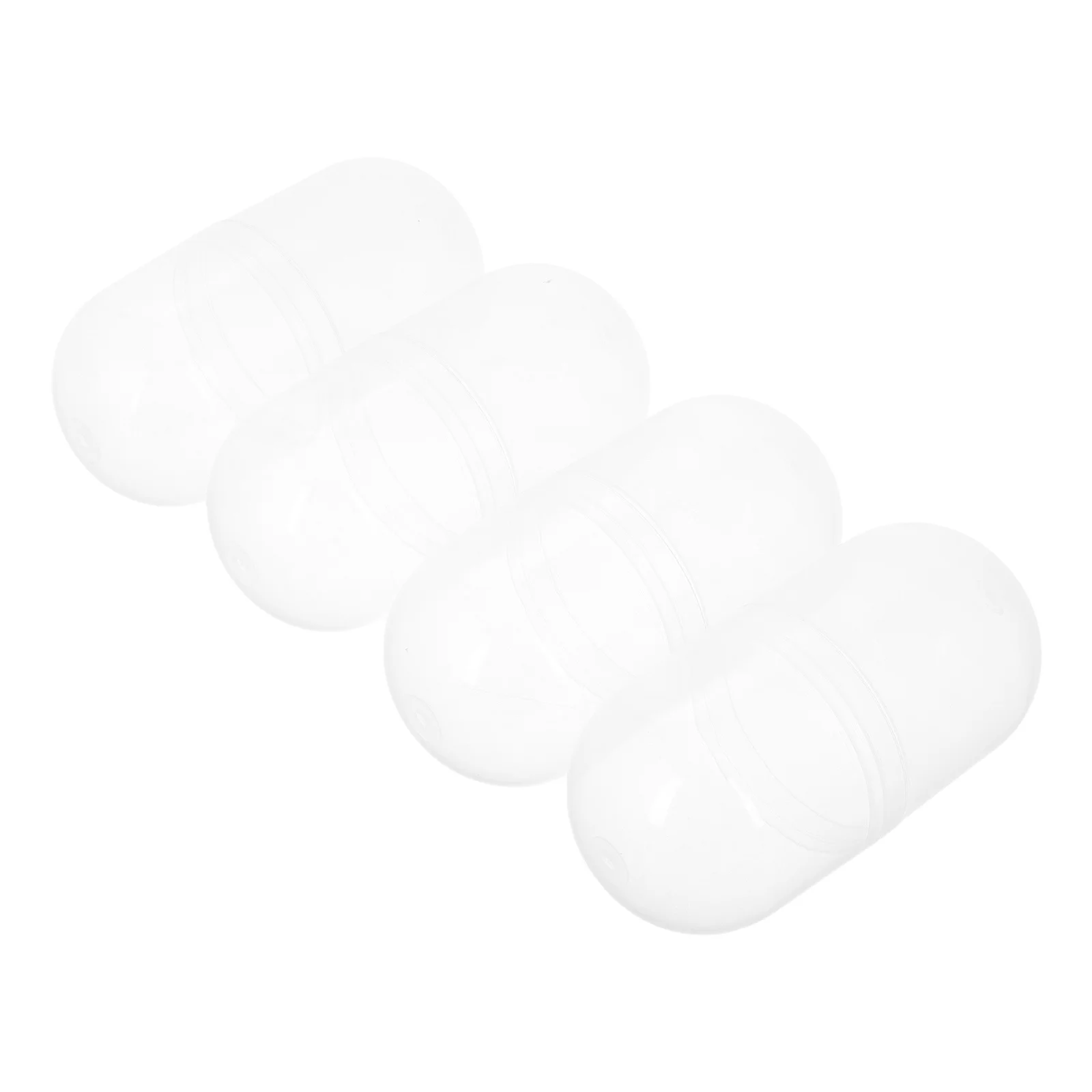 4Pcs Clear Plastic Fillable Capsules for Gumball Machines Candy Containers Bulk Party Favors Goodie Case Stuffer Transparent
