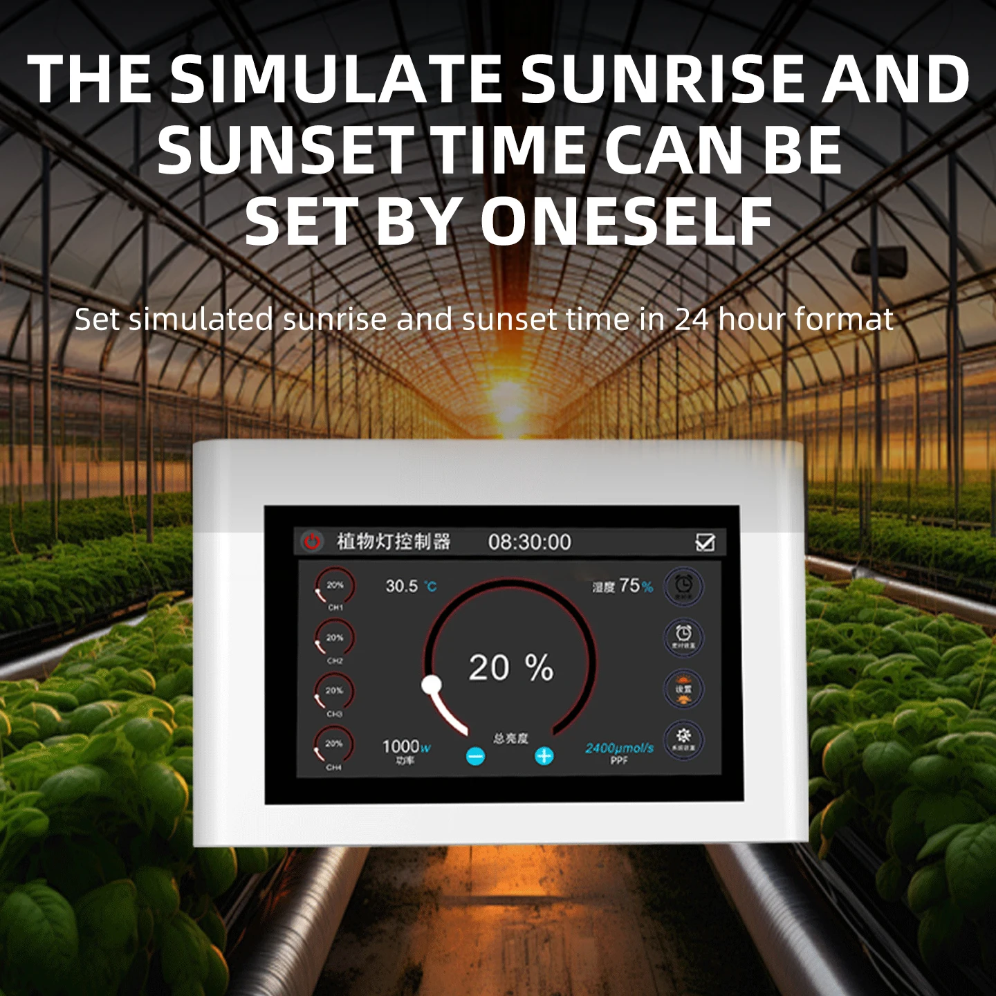 0-10V Dimming LED Grow Light Controller | Multi-Channel PWM Dimmer 1-4 Channels | APP Smart Control via Mobile Phone