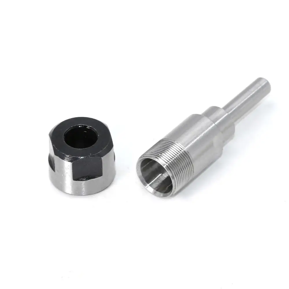 1 Buah 1/4 "8Mm 12Mm 1/2" Shank 6Mm Shank Router Bit Extension Rod Collet Engraving Machine Extension Milling Cutter untuk Kayu