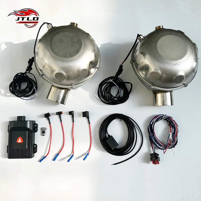 JTLD Car Smartphone Exhaust Electronic Active Exhaust Drums Booster Speakers Sound With Remote Control Smartphone Controller