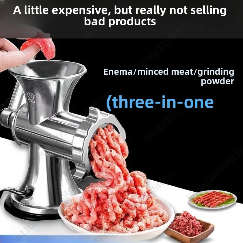 

Handheld Manual Meat Making Mincer Grinder Cooking Tools Portable Noodles Sausage Stuffer Filler Hand Crank Accessories Kitchen