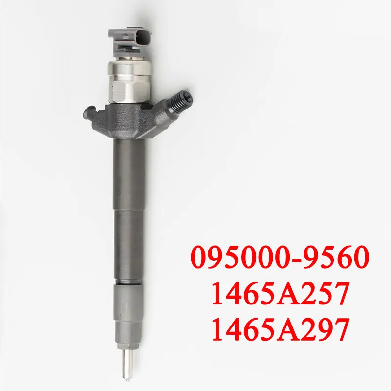 4PCS common rail injector 095000-9560 9561 Diesel Fuel Injector Assy 1465A257 1465A297 for MITSUBSIHI L200 4D56