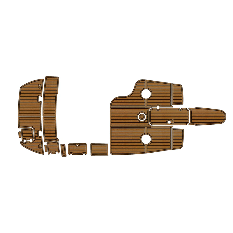 

Изготовленные на заказ коврики из пенопласта Eva для гидроциклов, морские тяговые коврики для 2007 года, Caravelle 206, плавательная платформа, аксессуары для лодок, кабины