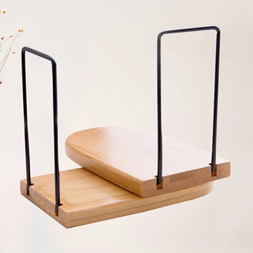 2 قطعة 13x9.5 سنتيمتر كبير الخيزران الدفتين قابل للسحب قوي كتاب المنظم تصميم أنيق مكتب تخزين الرف الدفتين #2