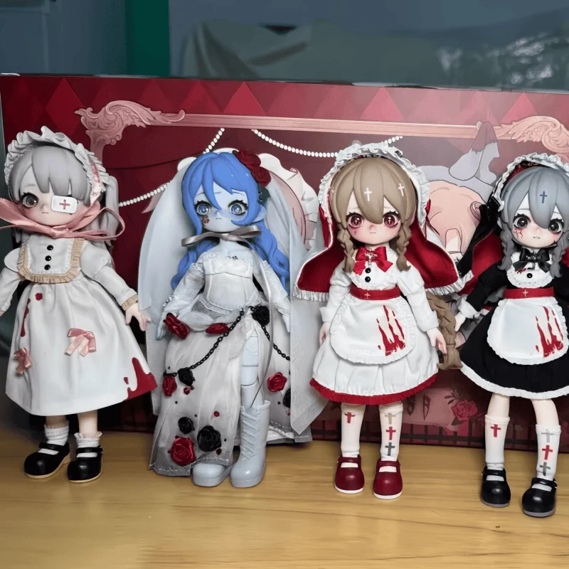 

Подлинная новая серия Nyssa Bizarre Nightmare Kawaii, аниме-фигурка 1/12, игрушка Bjd, слепая коробка, кукла-сюрприз для девочек, игрушка на заказ