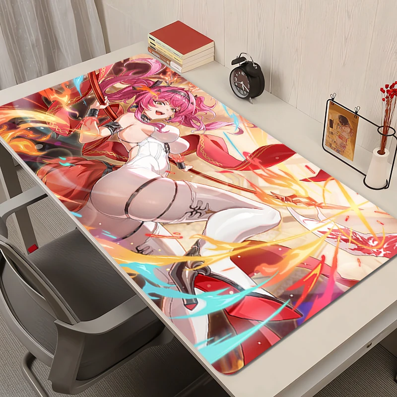 Gamer Muismat Laptop Wuthering Waves Lupa Muismat Office PC Gaming Accessoires Anime Desktop Mat Kawaii Antislip Toetsenbord Pad