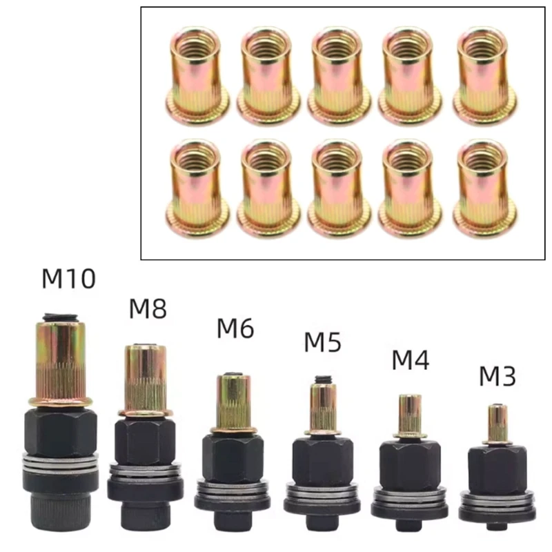 Y6GD Comprehensive Rivet Nut Tool Set for Small Manufacturers Fixing In Tight Spaces