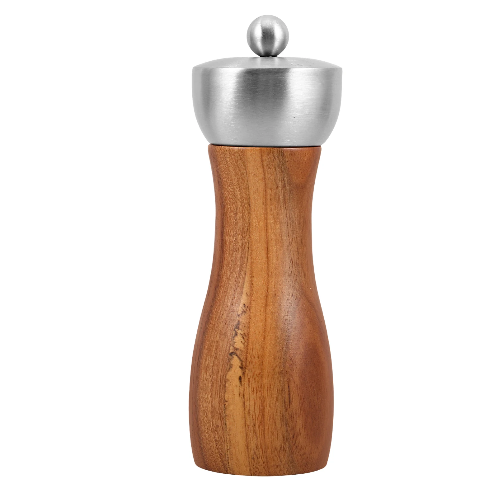 

Wooden Pepper Grinder Hand Crank Salt Mill Adjustable Ceramic Core Manual Shaker Home Use Small Spice Grinders Kitchen Tools
