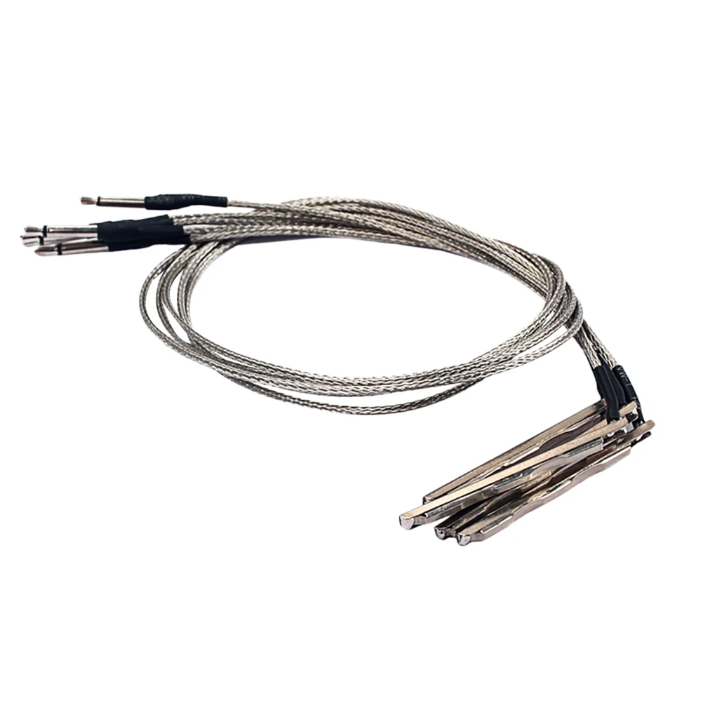 

5Pcs Piezo Pickup Sticks Acoustic Guitar Parts High Sensitivity Instrument Accessories for Cigar Box 25mm Plug