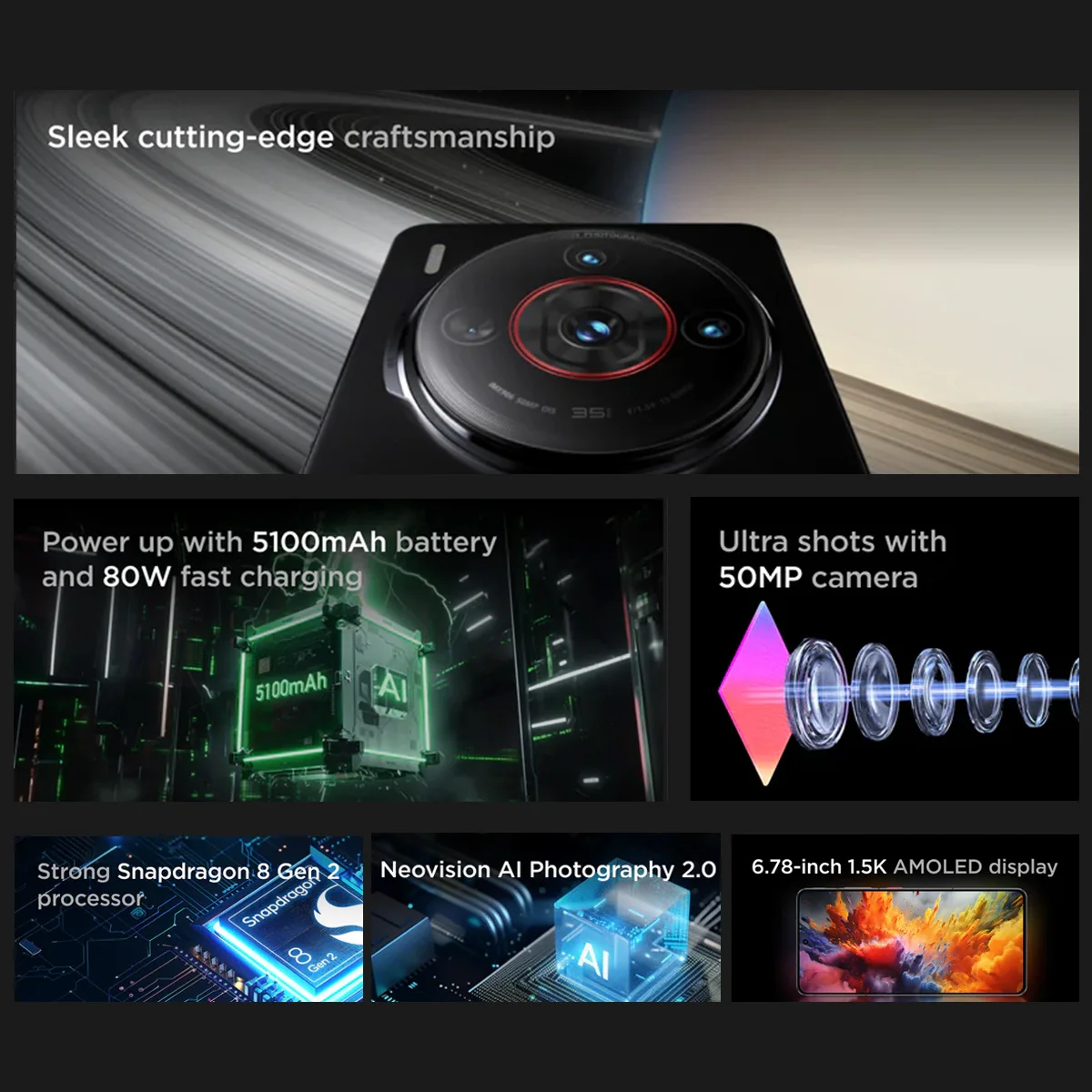 هاتف ذكي Pro ، إصدار عالمي ، 5G ، snap8 ، Gen 2 ، Myos ، من من من من نوع Myos ، من من من نوع Hz ، شاشة AMOLED ، 50m ، 50m ، 8m ، mAh ، نفك