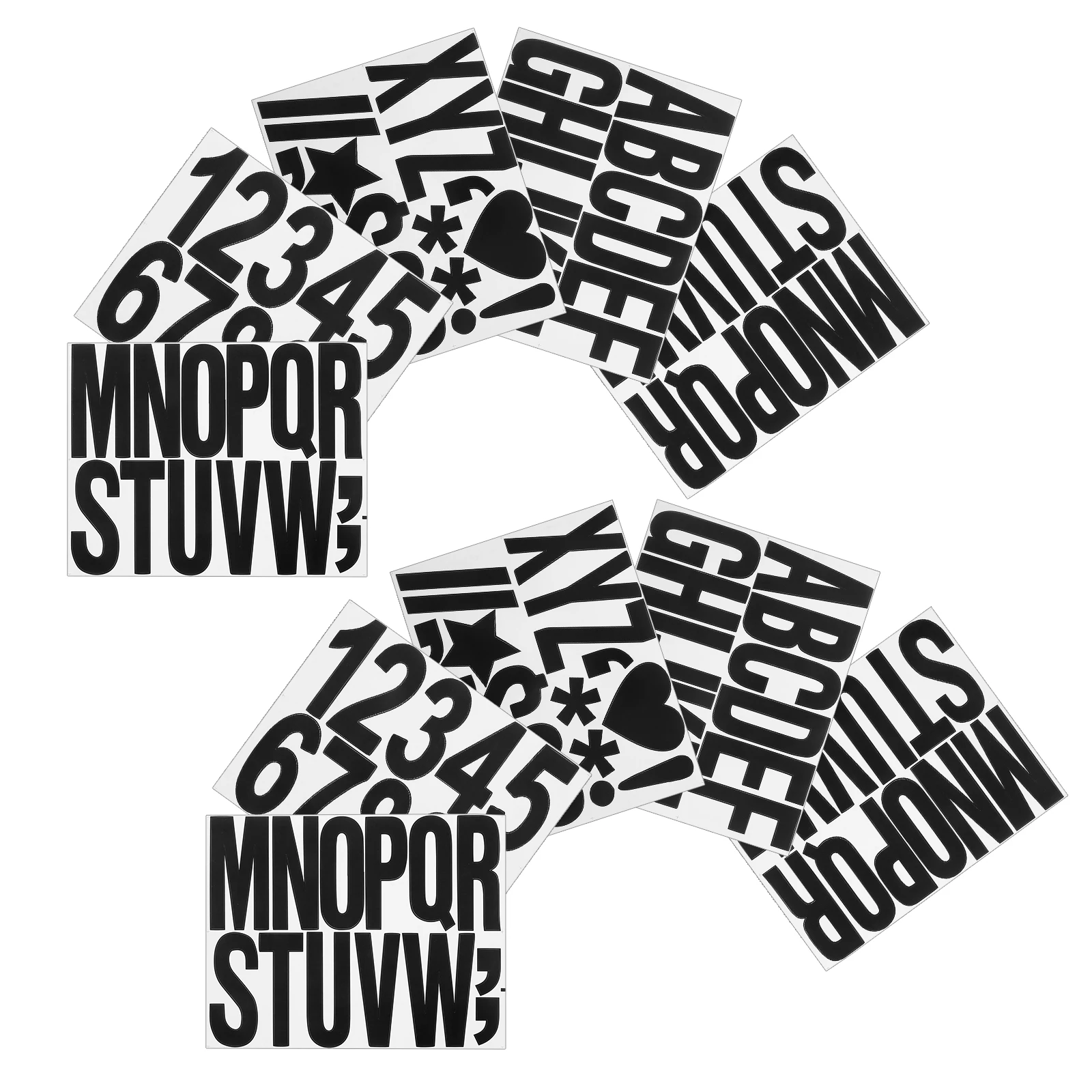 

Large Letters Numbers Stickers Self Adhesive Waterproof Decals For Mailbox Window Door Car Truck Outdoor Address Signs