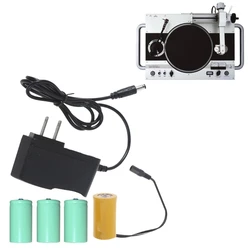 AC100-240 to 6V1A LR20 D Battery Eliminators Replacing 4pcs 1.5V Battery for Toy Flashlights Desk Lamps H8WD