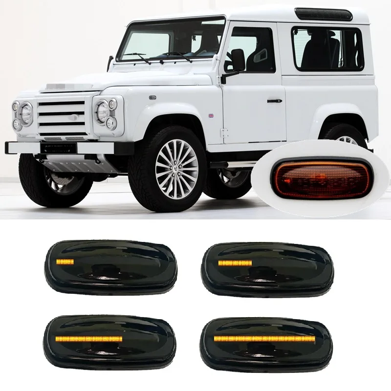 for Land Rover Defender L316 2000 - 2016 Dynamic LED Indicator Side Marker Signal