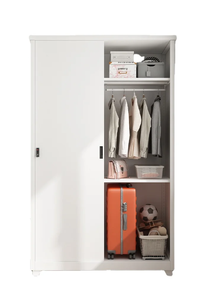 

Wyj Iron Wardrobe Household Large-Capacity Sundries Storage Cabinet