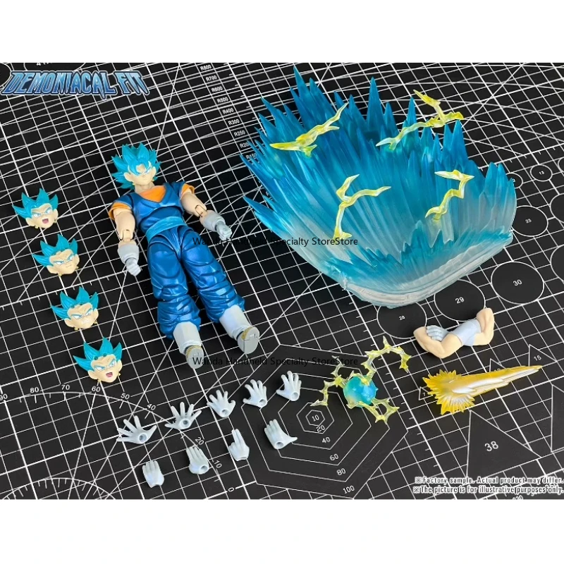

New style spot Original box SHF Magic deeds are movable Blue Hair Vegeta Assembly figure Popular toy Childrens gifts Promotional