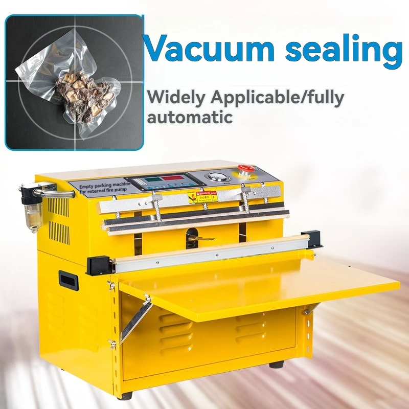 

Fully Automatic External Suction Vacuum Packaging Machine, Commercial Food Sealer for Quilt Meat Snacks Factory Direct