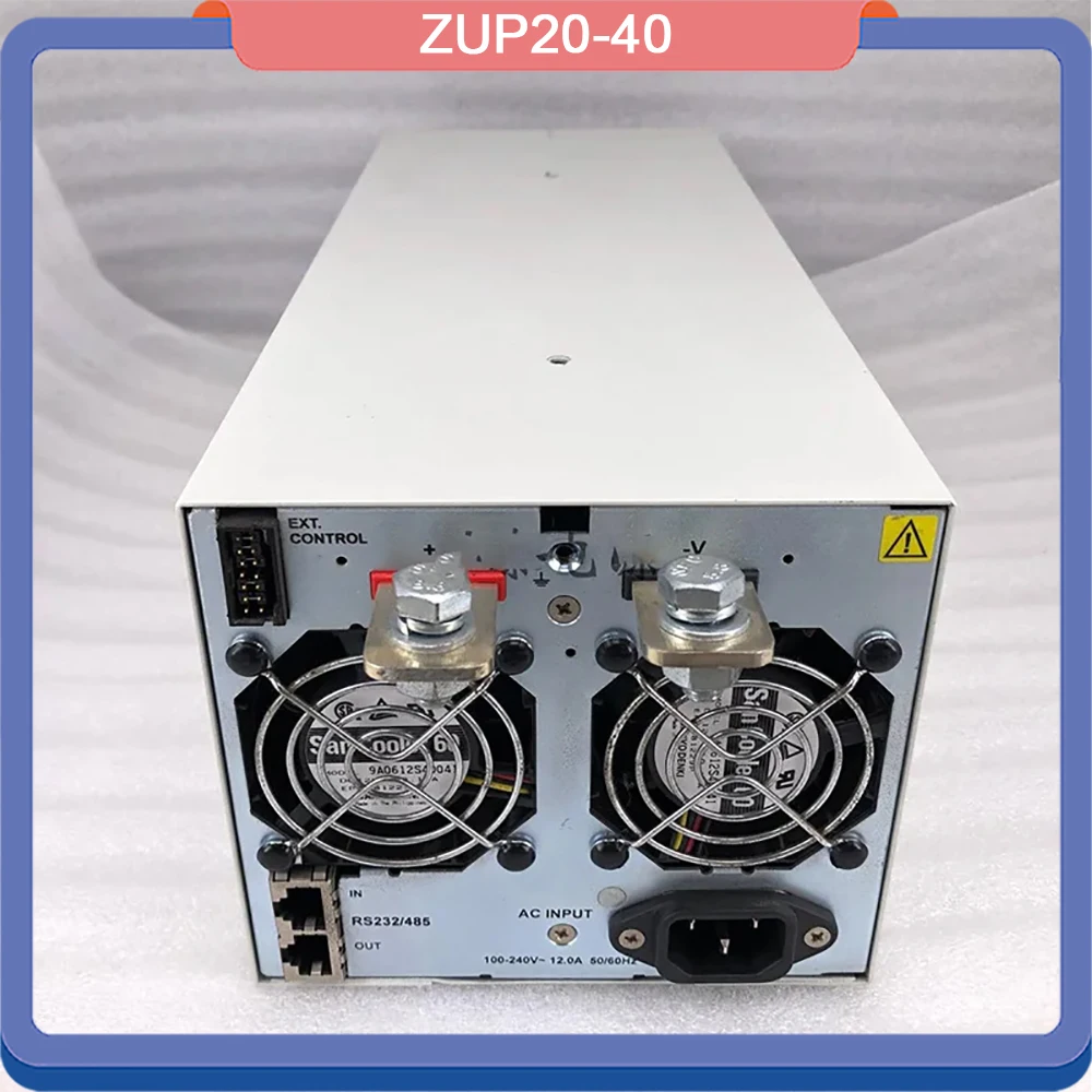 For TDK-Lambda ZUP20-40 0-20V 0-40A 0-10V 0-20A DC Stabilized Adjustable Power Supply Before Shipment Perfect Test