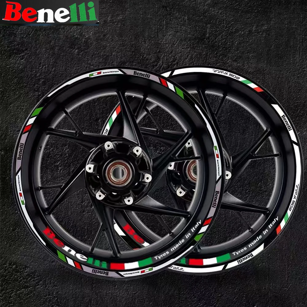 For Benelli Wheel Rim Stickers Motorcycle Accessories Leoncino BN TRK TNT S 752s 702x 502x 502c 302s 180s 702 502 251 135 125 25