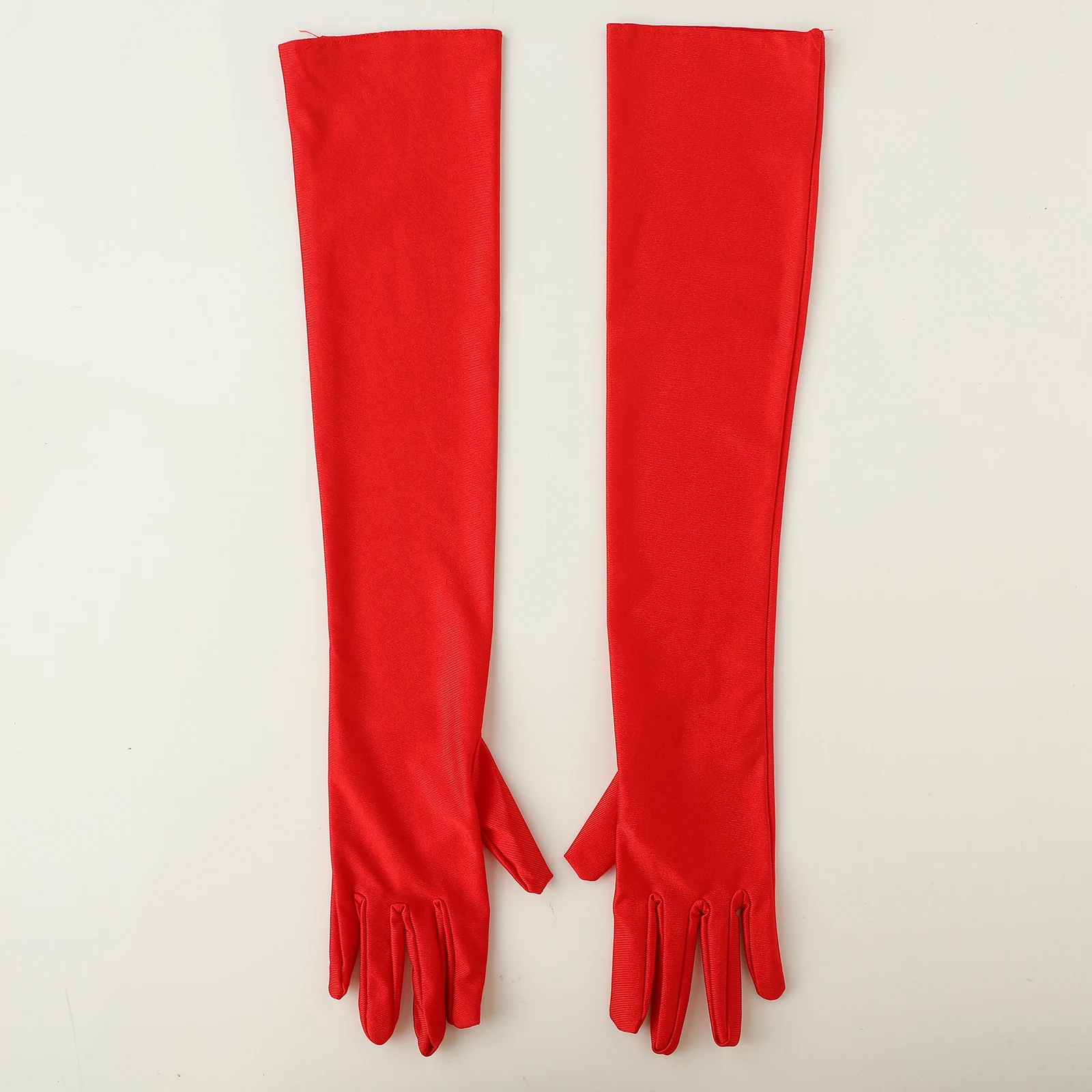 Frauen verrückte Gothic Kostüm Halloween Cosplay weiße und schwarze Perücke mit langen Handschuhen bösen Bösewicht Charakter Zubehör für Party