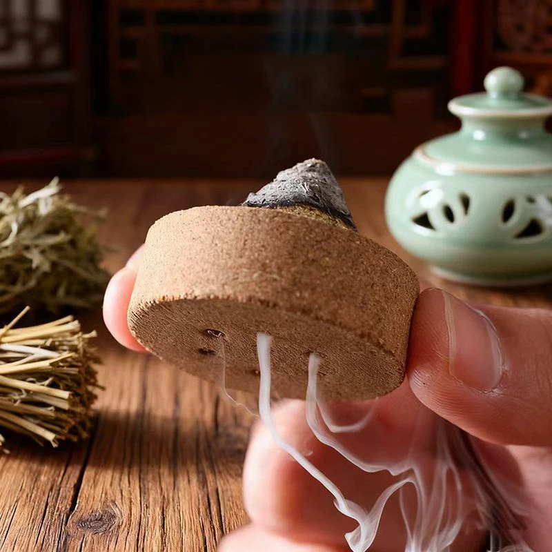 

Аксессуар для прижигания, коврик для ореховой травы, китайские травы, 100% натуральные ингредиенты, шерсть мокса, теплый меридиан, массаж, уход за здоровьем