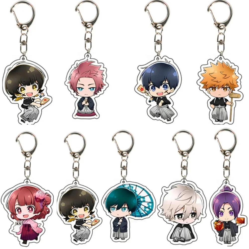 Cartoon Anime Blue Prison Acrylic Keychain Double-sided Character Isagi Yoichi Chigiri Bachira Pendant Ancient Keyring Xmas Gift