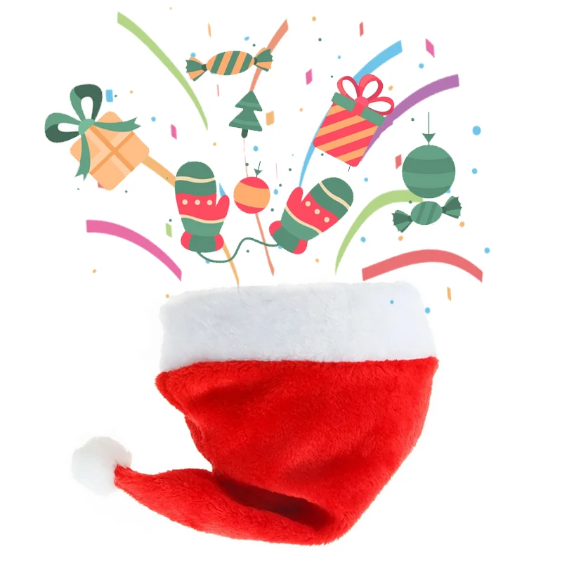 Magic Christmas Hat Appearing Anything Magic Trick llusions Gimmick Stage Party Magician Props for Beginner Kid Adult