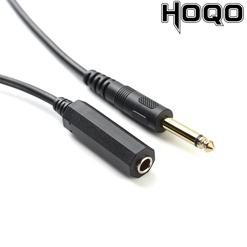 6.35mm Mono Male to Female Micphone Extension Cable, 1/4 Inch 2pole Jack Male to Female Guitar Extension Cable