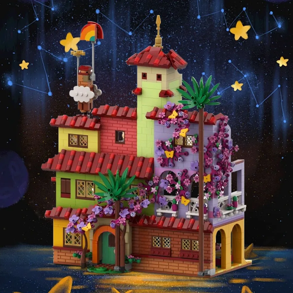 MOC Grotere Encanto Madrigal Huis Model Architectuur Bouwstenen Set Montage Puzzel DIY Bricks Speelgoed Kinderen Kerstcadeaus