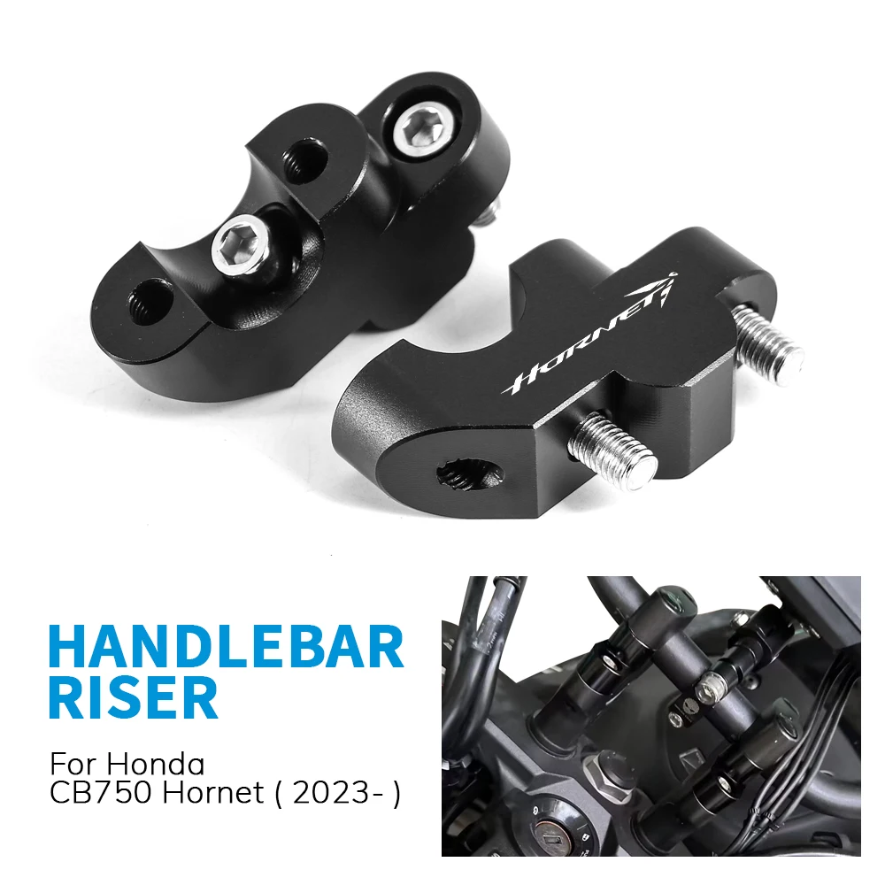 

For Honda CB750 Hornet 2023- CB 750 Motorcycle Handlebar Riser Drag Handle Bar Clamp Extend Adapter