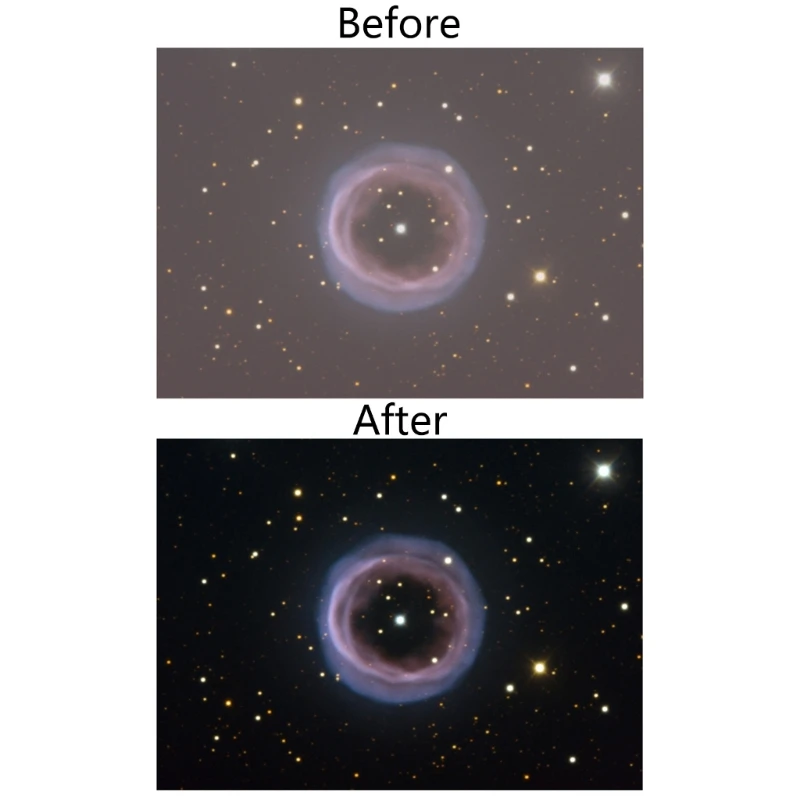 Migliora visibilità degli oggetti universo profondo con filtro UHC per telescopi da 1,25" visione chiara