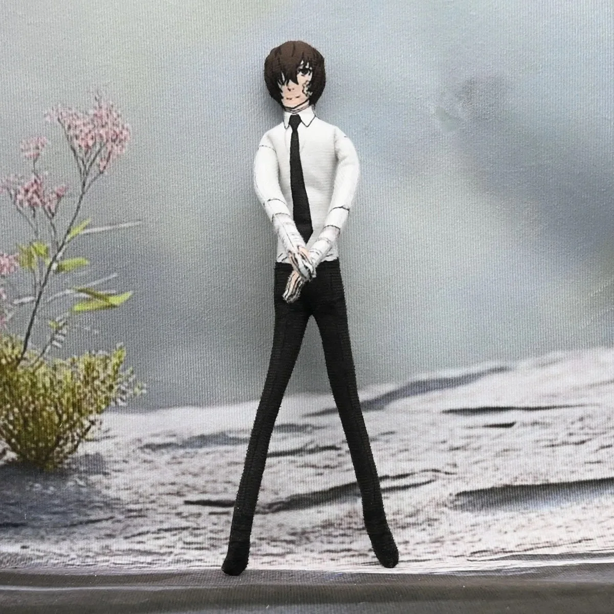 Wenhao Wild Dog Dazai Zhi Абстрактная сушеная мышь для косплея, кукла для рук и ног, скелет из железной проволоки, можно перемещать для укладки