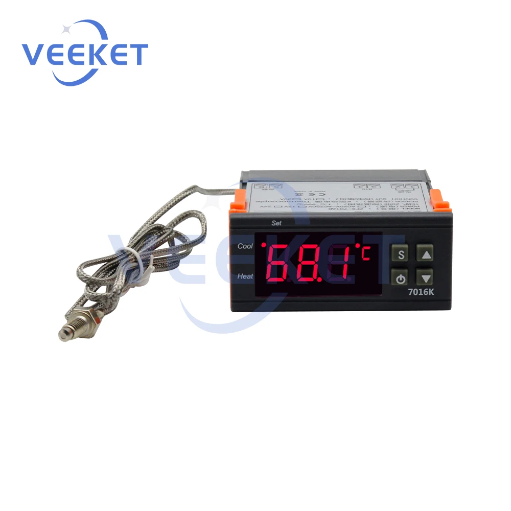 

Digital Temperature Controller 1-999℃ K Type Thermocouple 10A/30A Relay Output Stable Performance Precise Control