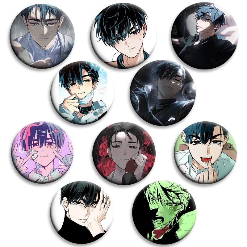 

Anime Alien Stage Soft Button Pin Cartoon Character Ivan Tinplate Badge Creative Brooch for Clothes Bag Decor Fans Collect Gift